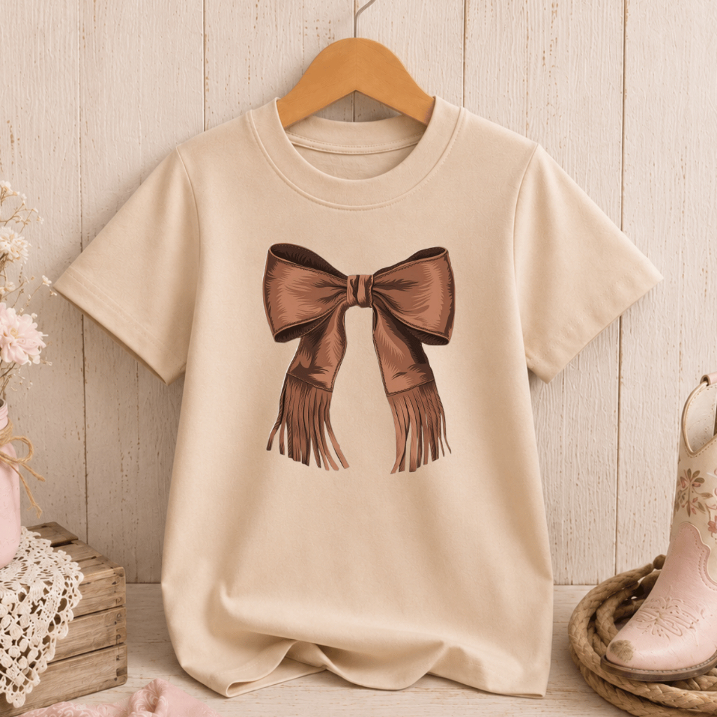 Camiseta Infantil Laço Country Meninas 100% Algodão 2 Ao 16