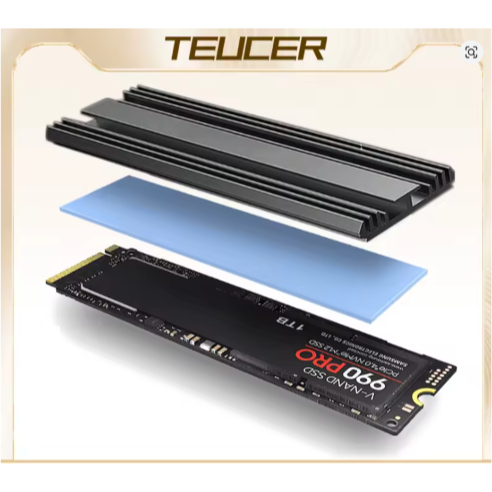 Dissipador de Calor Para SSD NVME e Vídeo Game com Thermal Pad