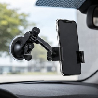 Suporte Ventosa para Celular Universal Tamanho Ajustável Gruda em Vidro Carro Espelho