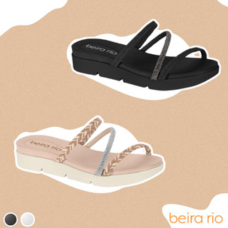 Sandália Feminina Papete Birken Beira Rio Brilho 8387.530