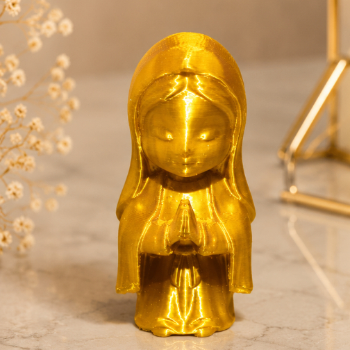 Nossa Senhora Aparecida 3D Mini Imagem Religiosa Decorativa Presente