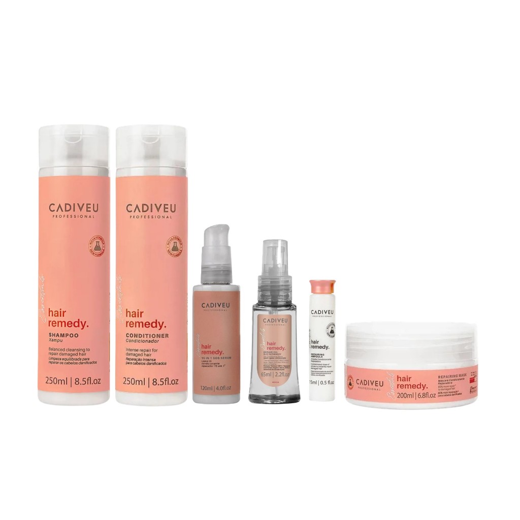 Cadiveu Kit Completo Hair Remdey com 6 Produtos