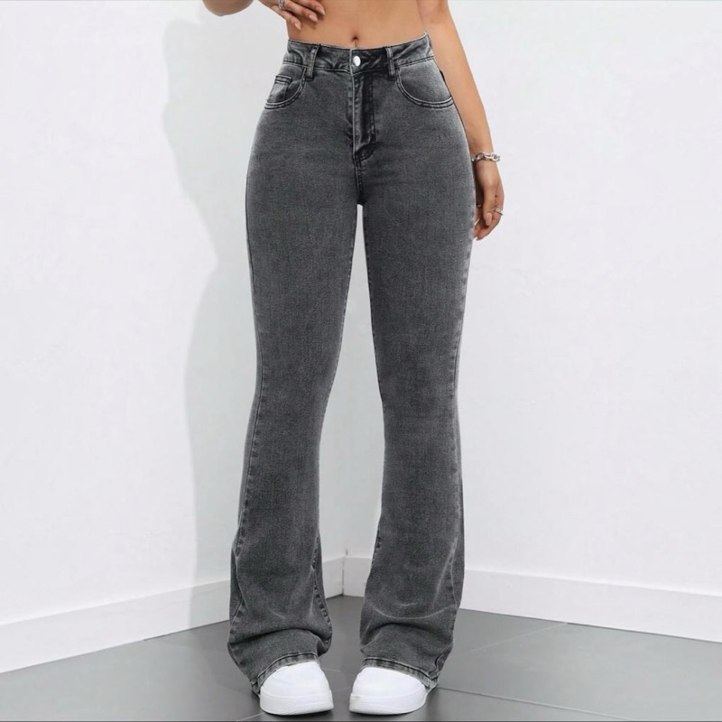 calça Flare jeans feminina tecnologia empina bumbum cintura alta vários modelos disponíveis