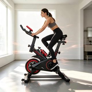 Bicicleta Ergométrica Silenciosa Bicicleta Bike Ergometrica Spinning Academia Fitness Profissional 120kg
