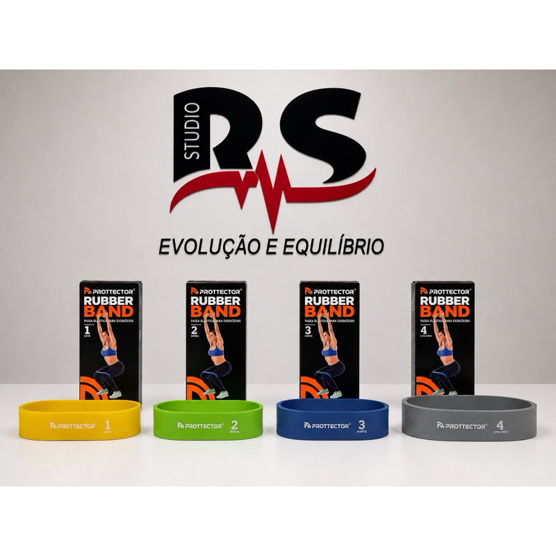 Mini Band Elástico Prottector para Exercícios, Musculação, Pilates,Fisioterapia e treino funcional
