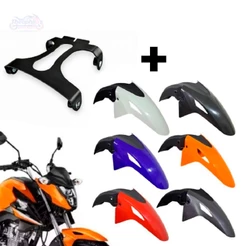 PARALAMA CG 160 DIANTEIRO A + B COM SUPORTE MODELO 2025 FAN CG TITAN START 2014 ATÉ 2025