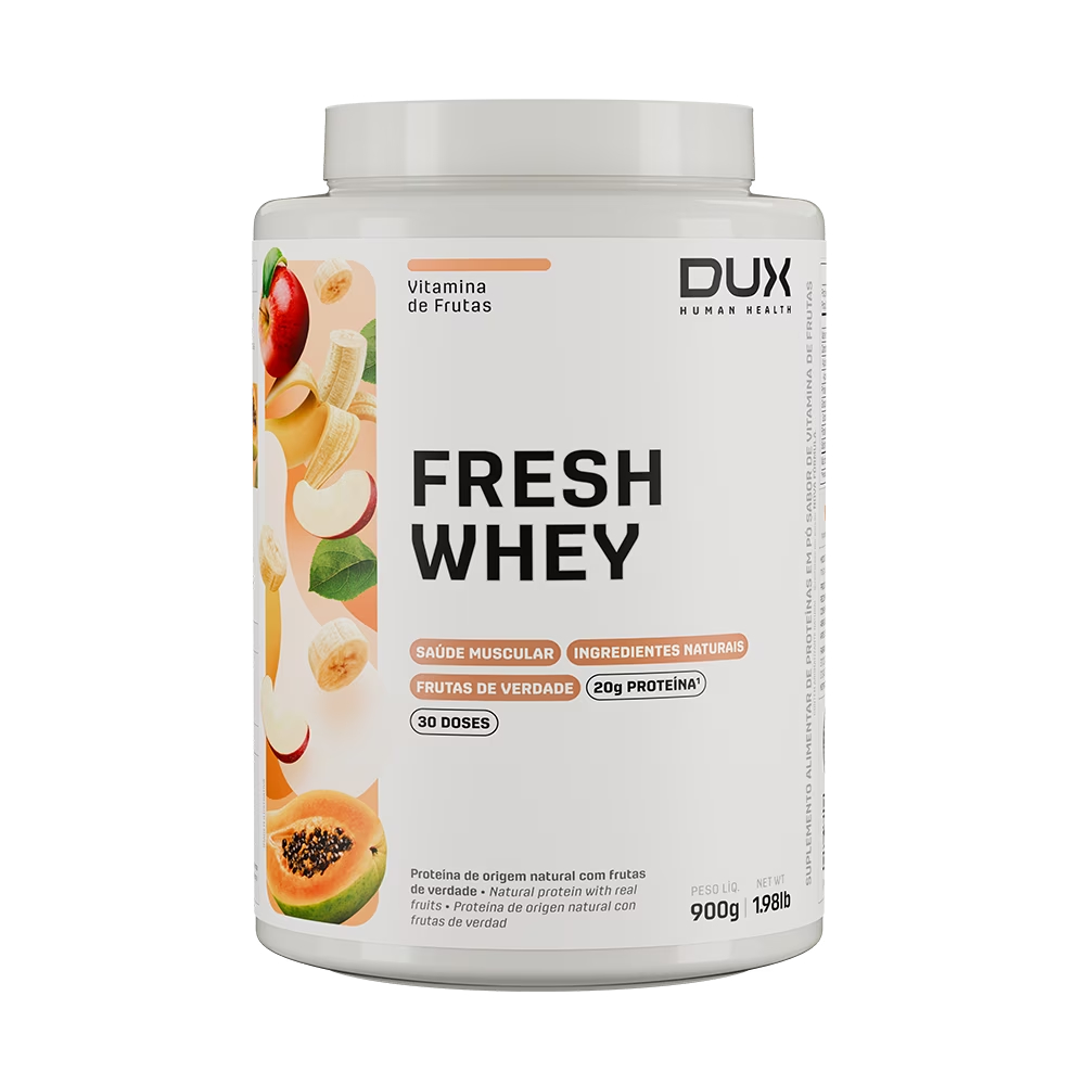 Whey Protein Freshwhey DUX Human Health Pote 900g Proteína Fresh Whey