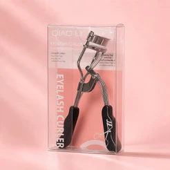 Modelador de Cílios de Metal com Borracha de Silicone para Olhar Curvado e Destacado