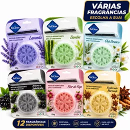 Pastilha Aromatizante Ar Condicionado Split BaClean 25g Várias Fragrâncias