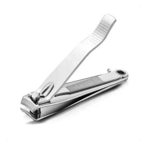 Kit 1/3/6 Cortador de Unha Grande Aço Inox Premium com Lixa