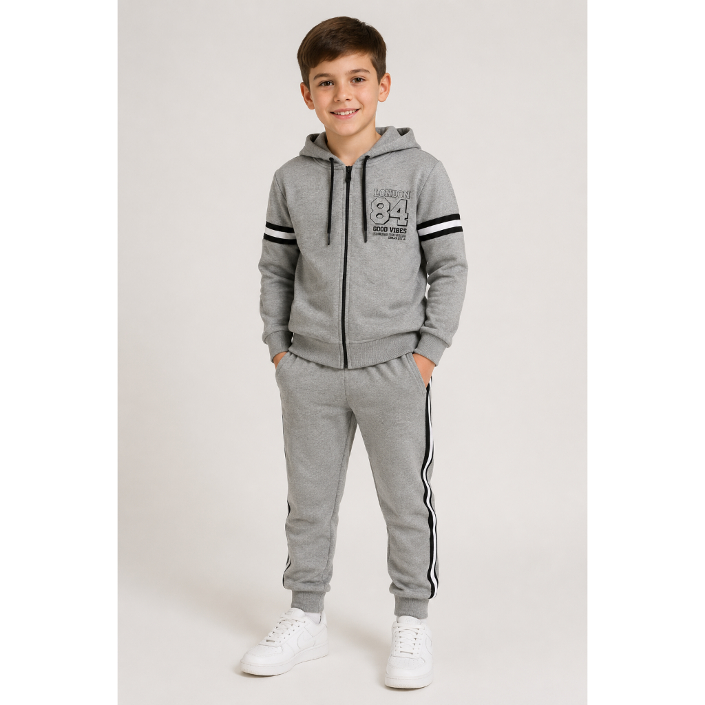 Conjunto Moletom Masculino Infantil e Juvenil Inverno Blusa de Frio Menino Casual Confortável Quentinho