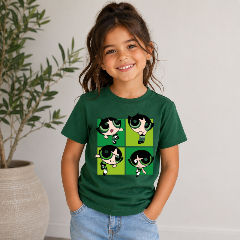 Camiseta Feminina Infantil Estampada Docinho Estiloso e Delicado Alta Qualidade