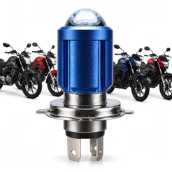 Lampada De Led Olho Peixe H4 Moto Automotivo 6500k Cg 125 150 160 Start Fan Titan Fazer Twister 250