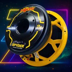 Alto Falante Woofer 12'' Spyder Kaos 2.5k - 1250 Rms 4 Ohms