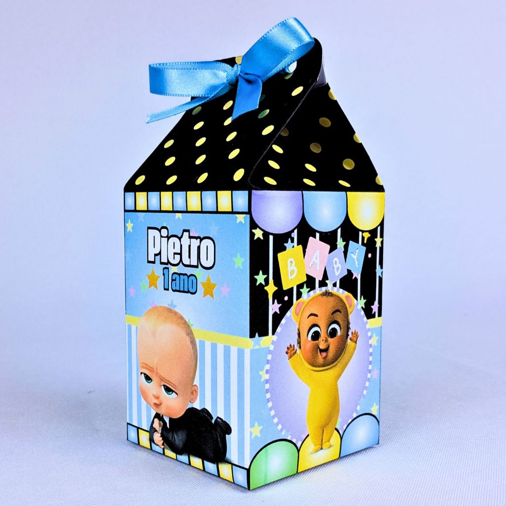 Kit 10 a 45 Caixinha Milk Poderoso Chefinho Personalizada de Papel Offset 180g