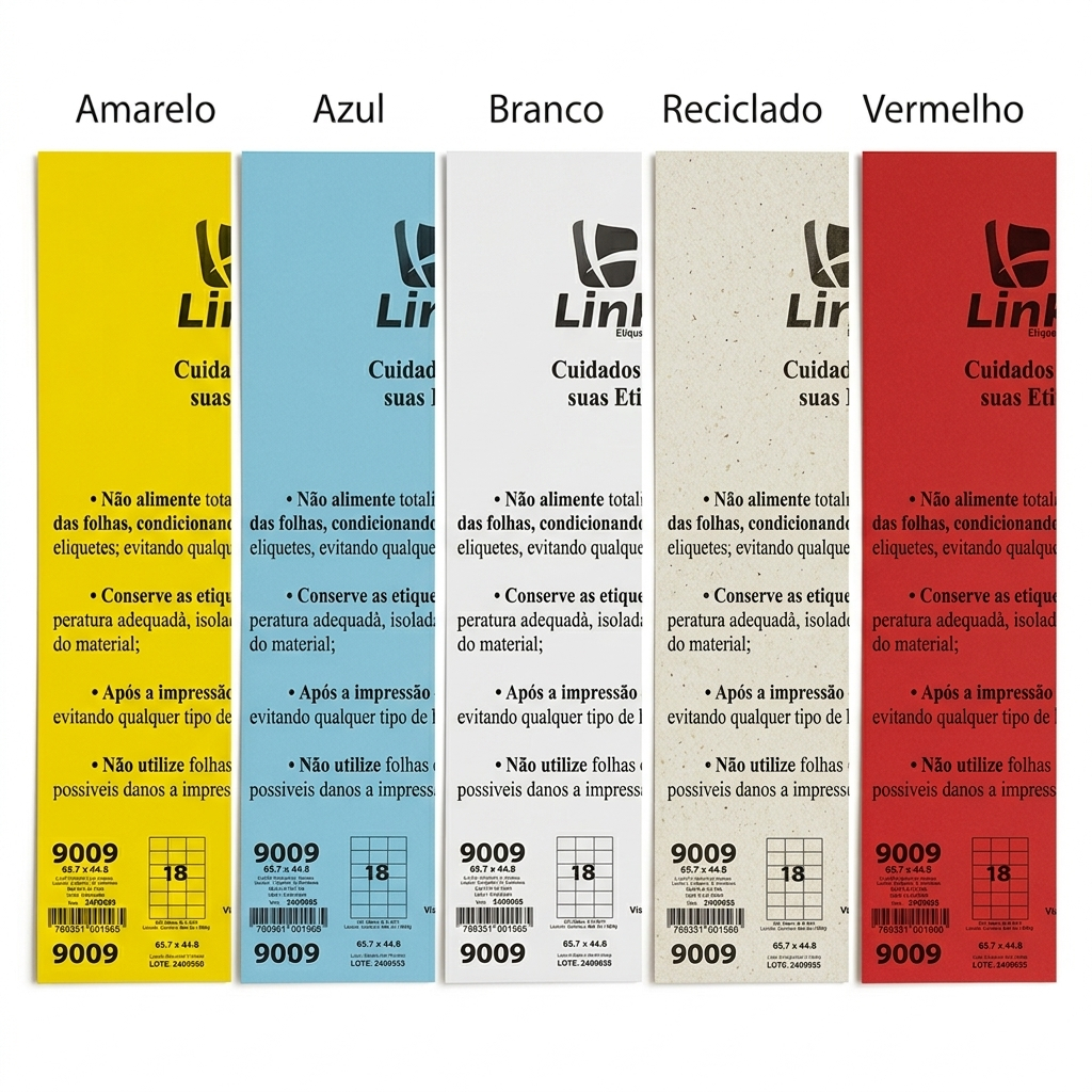 Etiqueta Adesiva A4 63,5x46,6mm Couchê 100 Folhas 1800 Unidades Estoque Envio Escritorio
