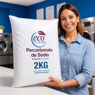 Percarbonato 100% Puro Eco Clean limpeza geral clareador de roupas Premium Original 500g/1kg/2kg