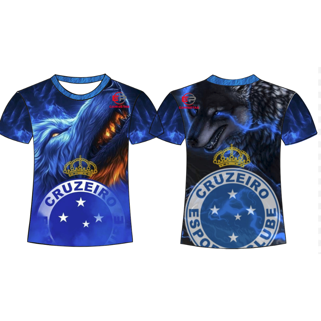 Camiseta Camisa Time De Futebol Cruzeiro