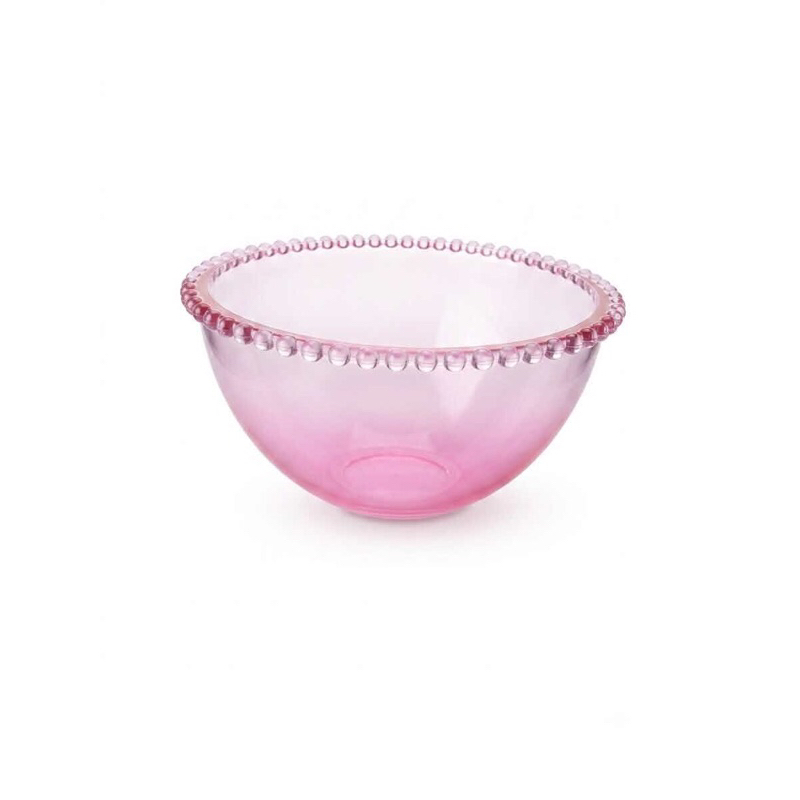 Saladeira de Cristal Rosa 2litros