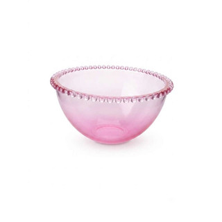 Saladeira de Cristal Rosa 2litros