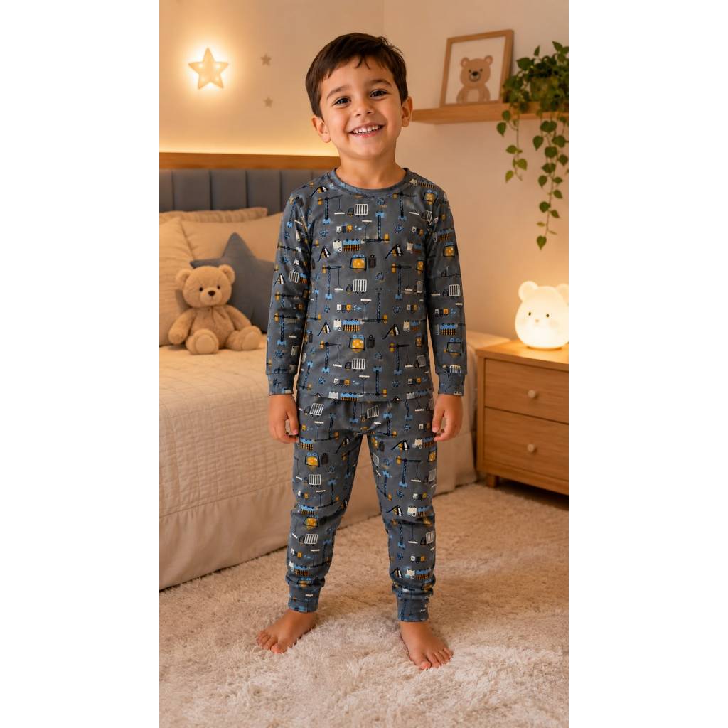 Pijama Infantil Masculino | Tecido em Suedine - Estampas Sortidas