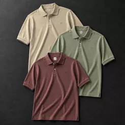 Kit 3 Camisa Polo Masculina Piquet Premium