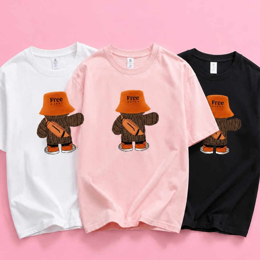 Camisa Estampada Camiseta Masculina e Feminina Streetwear Premium 100% Algodão Fio 30.1 Estampada Oversized Confortável