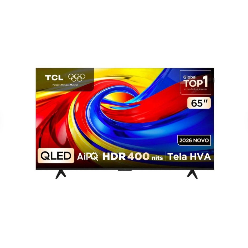 Smart TV 65" TCL QLED 4K Wi-Fi Google TV - 65P7l