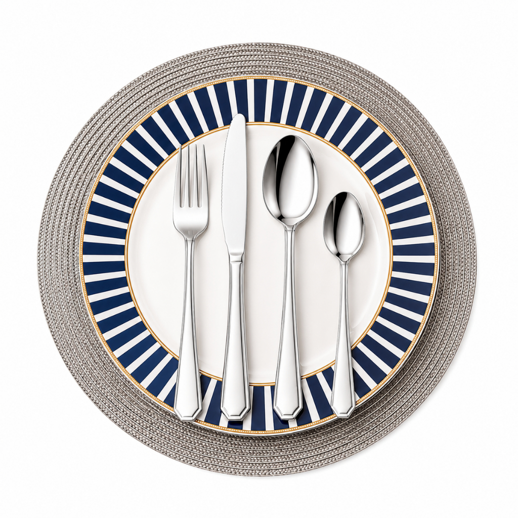 Jogo De Talheres Faqueiro Inox Attuale Haushop 24 Peças Faqueiro Completo Qualidade Premium