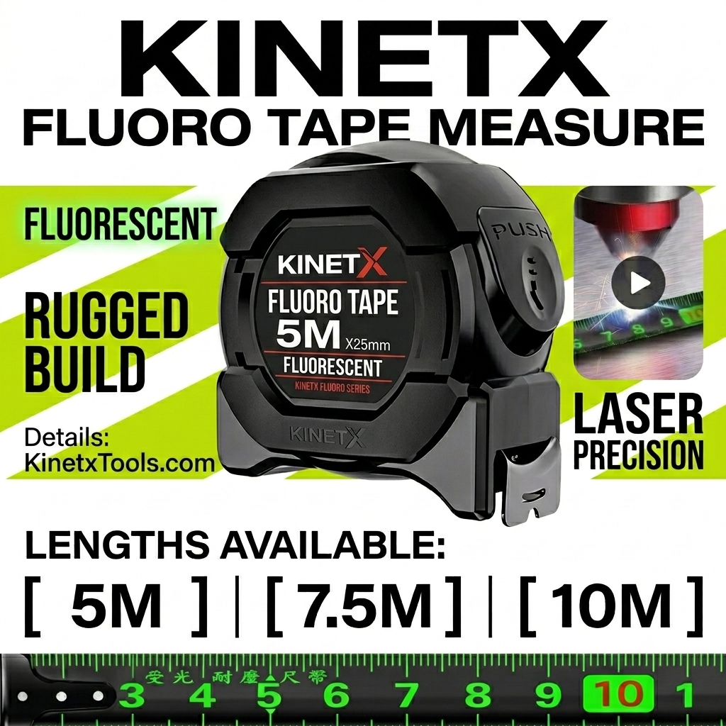 Fita Métrica Aço Inoxidável carbono De Alta Precisão 5M/7.5M/10M Trena Profissional Fluorescente Trava