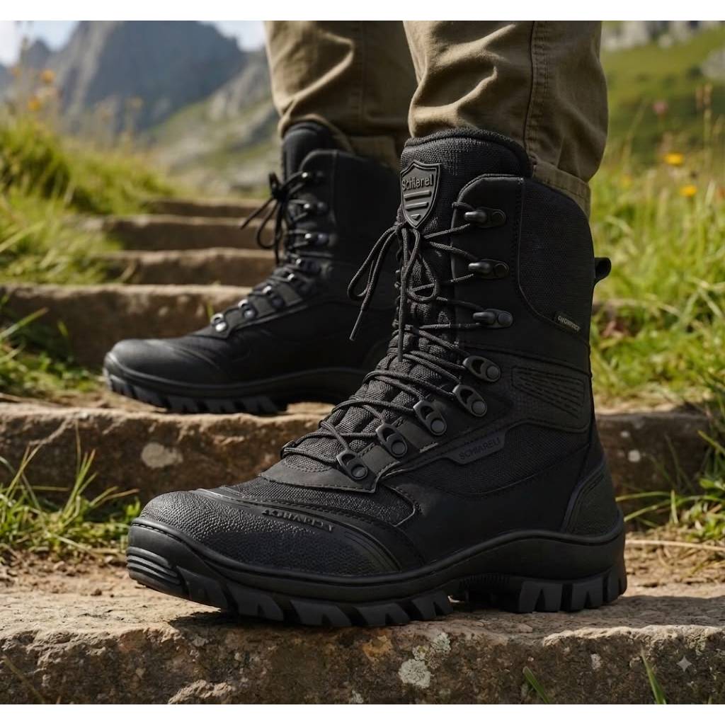 Bota Coturno Masculino Militar Tático Macio Lançamento Confortável Tratorada Antiderrapante 930