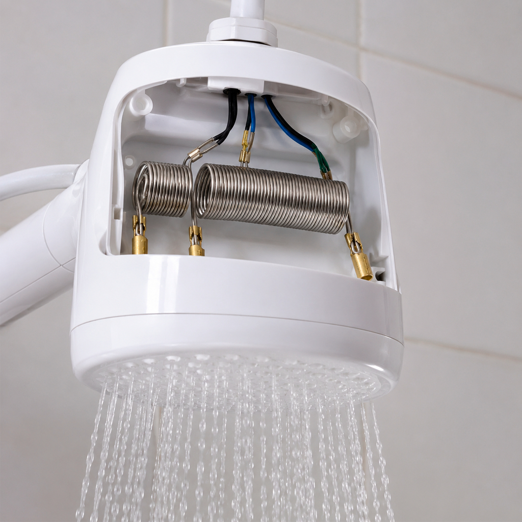 Resistência Maxi Ducha Tipo Lorenzetti Para 4400W Ou 5400W Chuveiro, Torneira 3T · foto 2