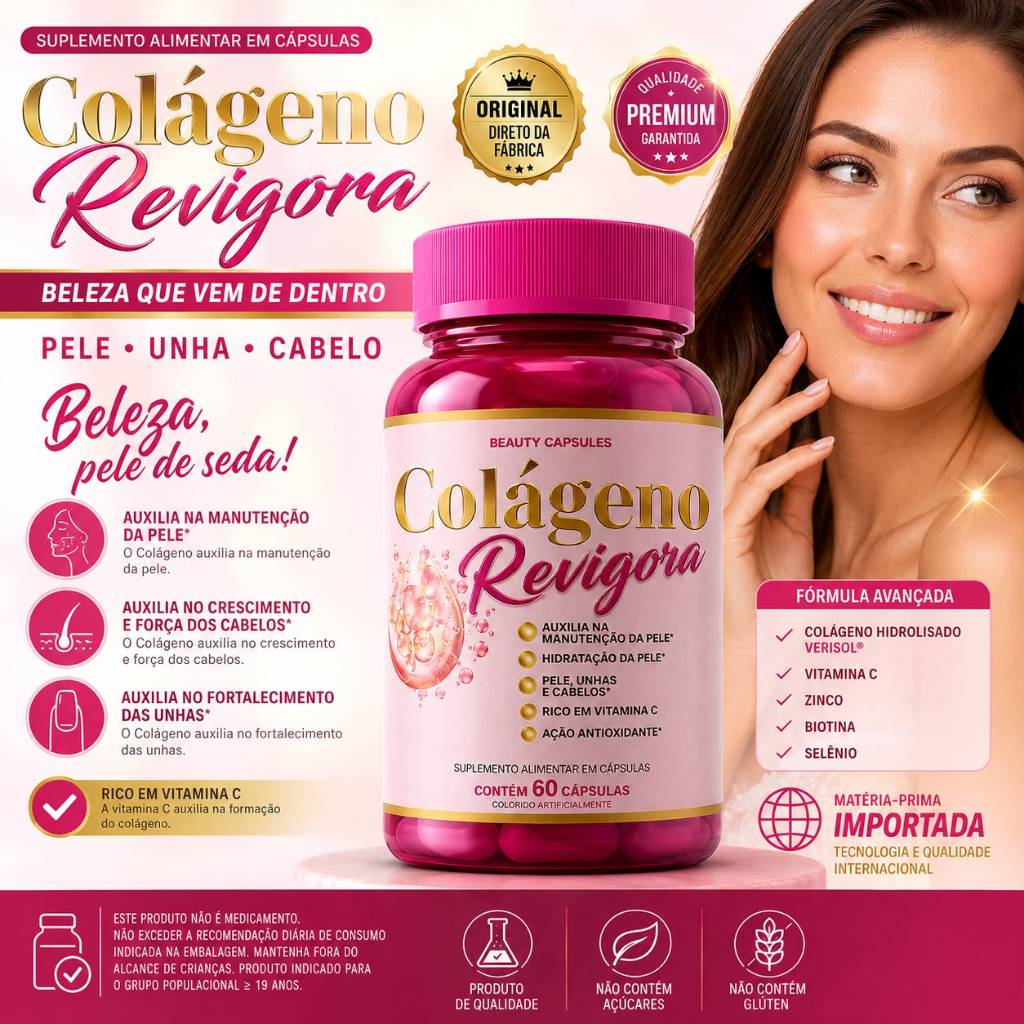 REVIGORA - Colágeno com Acido Hialurônico