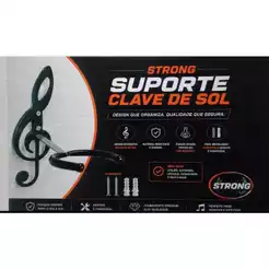 2 Suportes ..para Violão de Parede; Guitarra; Uculelê; Baixo; Viola