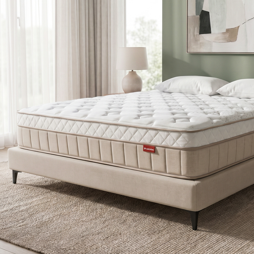 Colchão Molas Ensacadas D28 Smart Spring BF Colchões - Solteiro, Casal, Queen e King