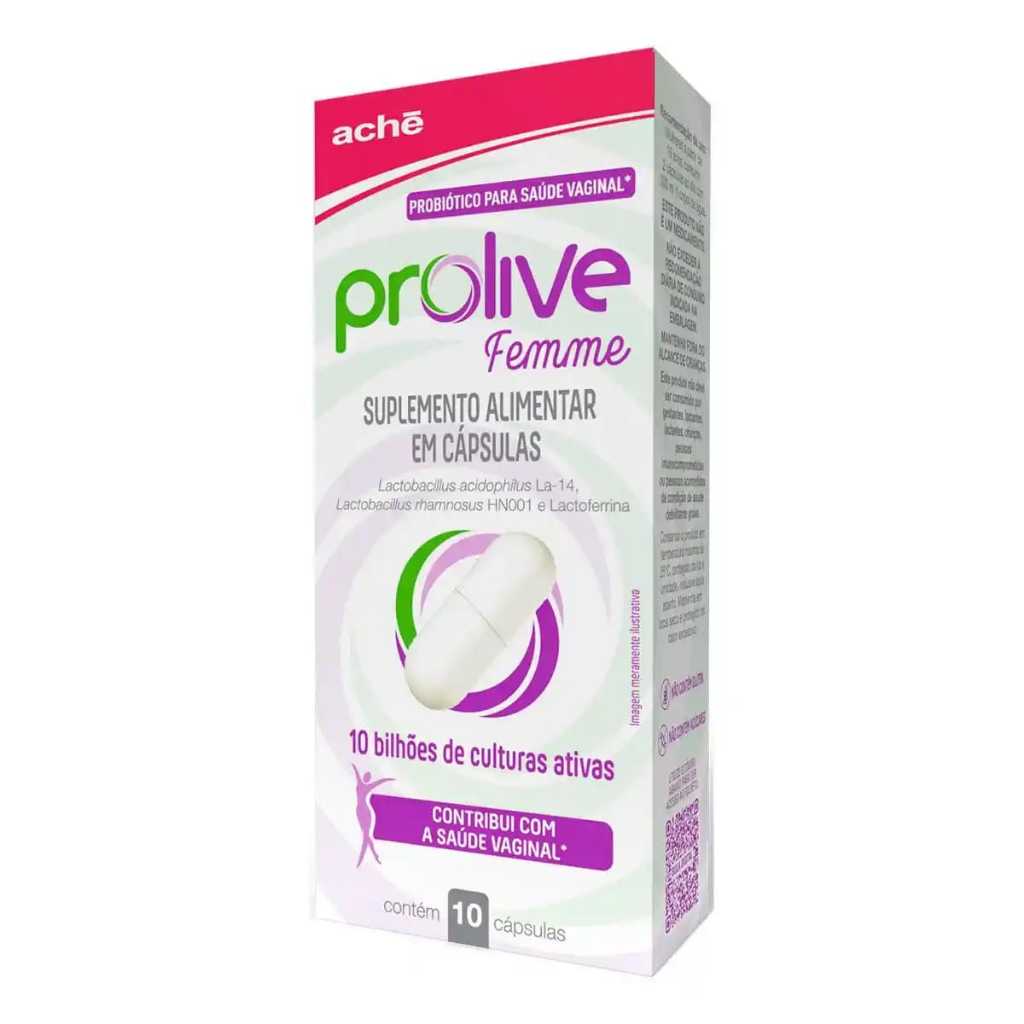 Prolive Femme C/10 Capsulas Cx 10 Cap Ache