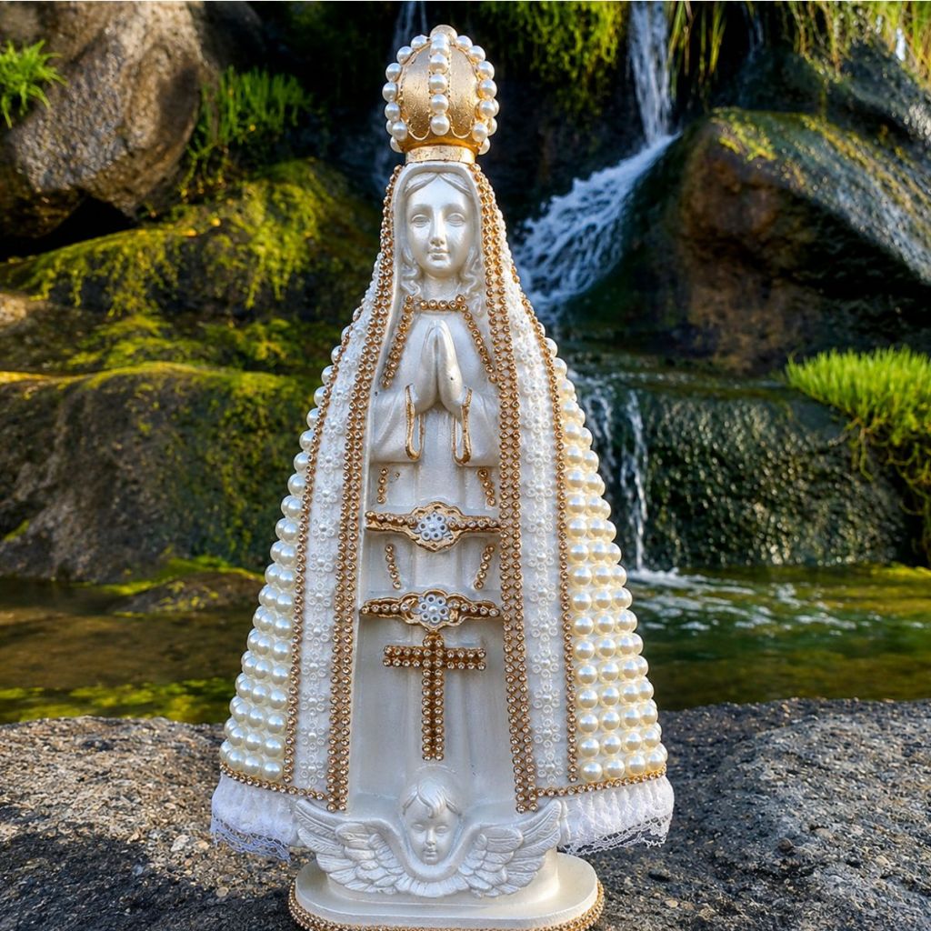 Imagem Nossa Senhora Aparecida Gesso 30cm
