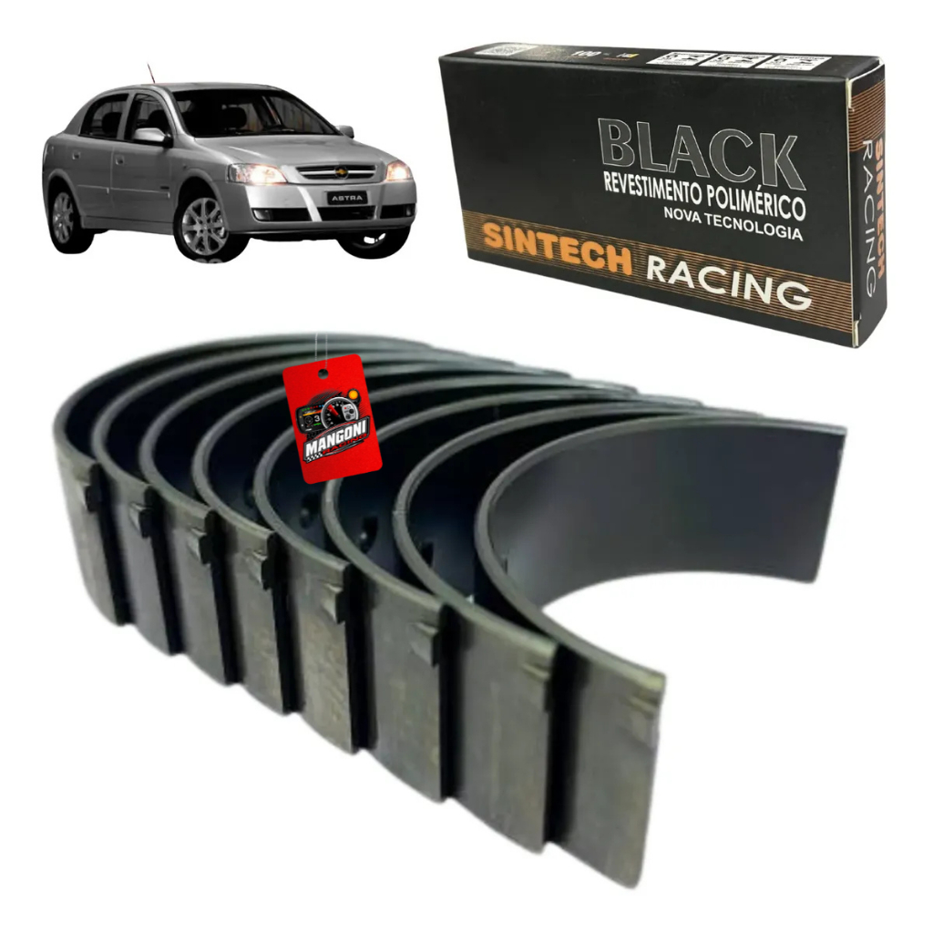 Bronzina De Biela 0,25 Para Gm Família 2 Astra Vectra - Sintech Black