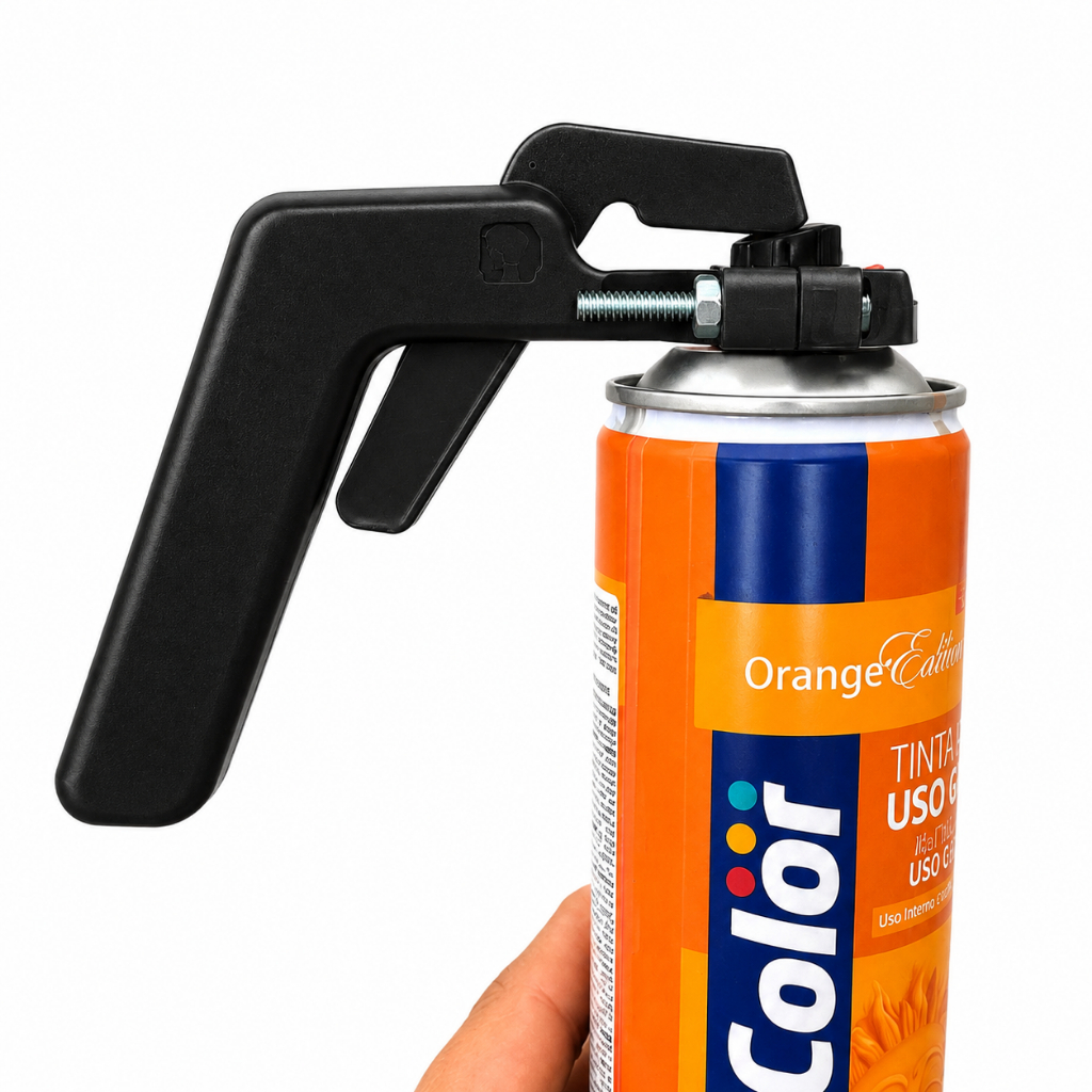 Gatilho Aplicadora com Gatilho Para Latas Spray Com Adaptador Tinta Aerosol Universal