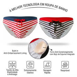 Z&D Lingerie Sungas Masculinas Cuecas Cavadas Com Listras Coloridas Com Bojo Simples E Moda Com Bojo 24157