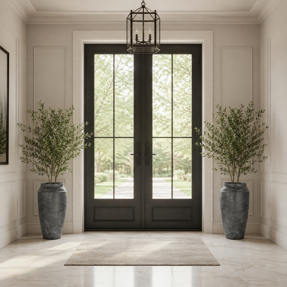 Vaso Para Planta Flor Decorativo Luxo Egipcio Marmorizado N2 — imagem 2 de 2