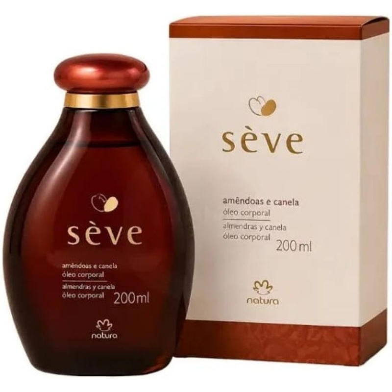 Óleo Corporal Natura Sève Amêndoas e Canela- 200ml