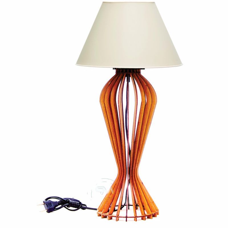 Abajur Luminária Mesa 53cm Mod. Diamante Luxo Quarto Sala