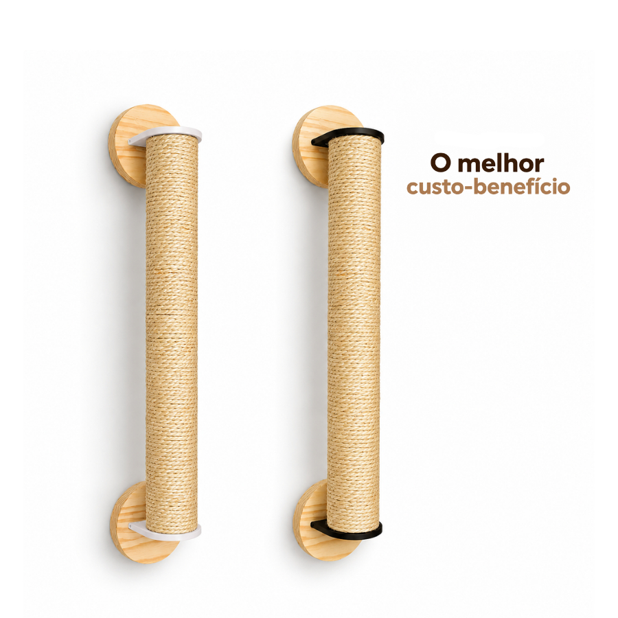 Arranhador Parede Gato Sisal Poste Brinquedo Pet