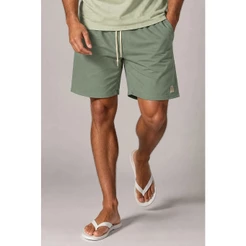 Short Masculino Linho Liso Polo Wear Verde