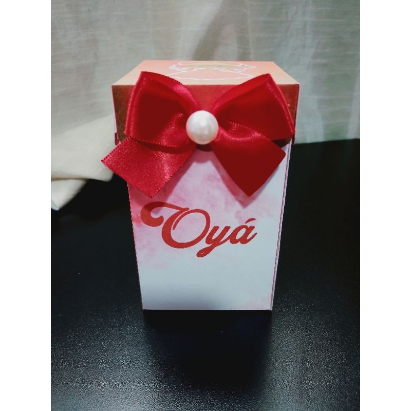 10 Caixinhas Retangular Personalizadas Orixá Iansã/Lembrancinhas para Aniversário/Envio Pré montado.