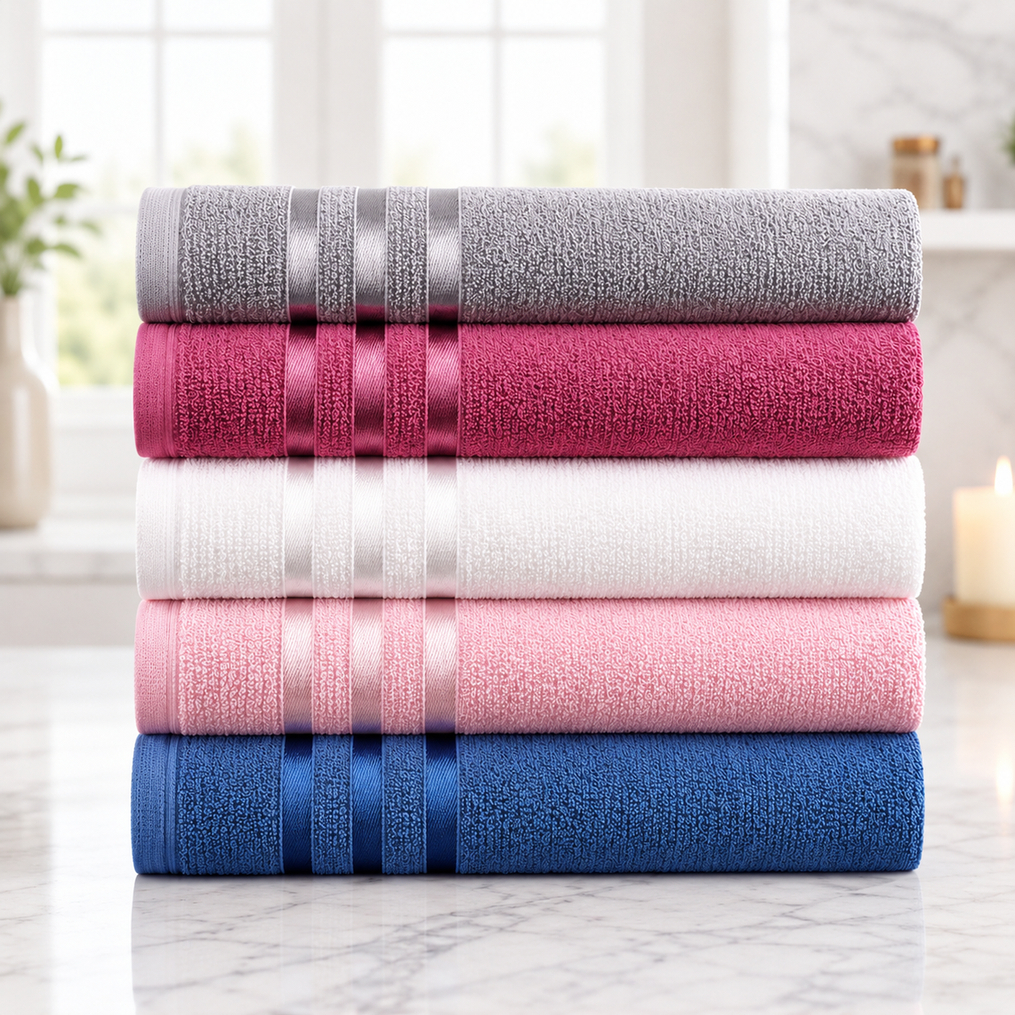 Toalha de Banho Bella Premium 70x125cm 100% Algodão Super Macia Alta Absorção Maciez Extra Luxo Hotel 220g/m²