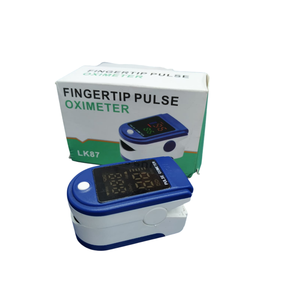 Oxímetro de Dedo Pulso Digital LK87 LED Fingertip Batimento Cardíaco Saturação Oxigênio no Sangue