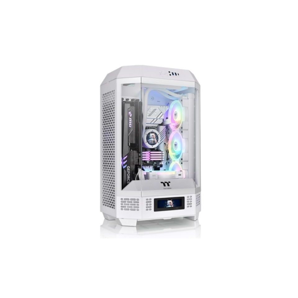 Gabinete Micro ATX THERMALTAKE Tower 300 Snow Edition [CA-1Y4-00S6WN-00] - SEM F