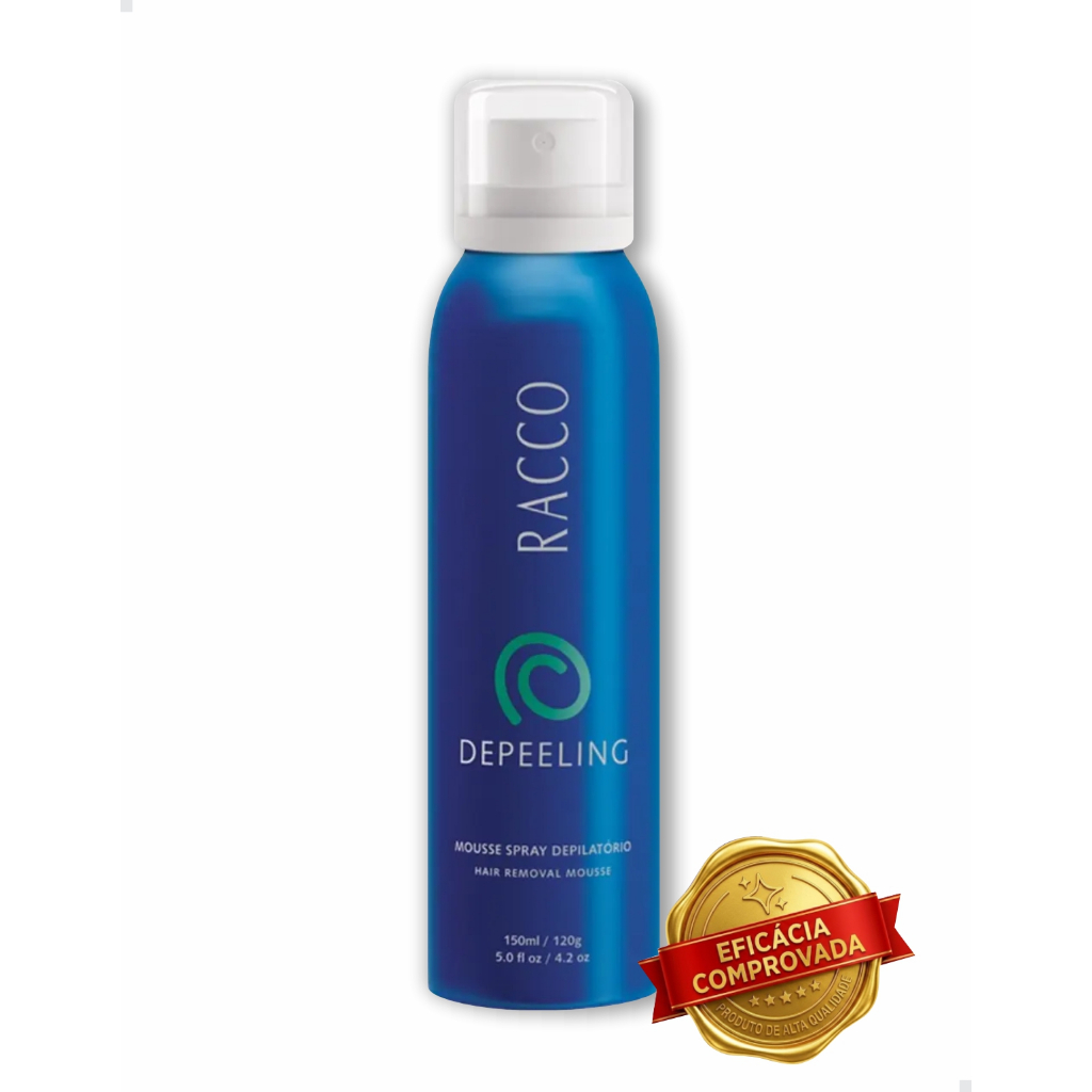 Mousse Depilatório Racco Depeeling 150ml Corpo Fácil Aplicar Normal